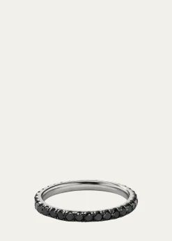 AaryahPlatinum and Black Rhodium Diamond Nero Ring