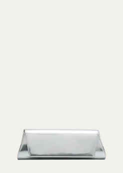 AkrisAnouk Small Metallic Leather Clutch Bag