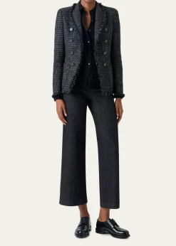 Akris puntoSalt and Pepper Tweed Jacket