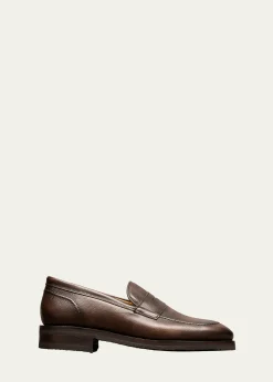 Allen Edmonds ReserveMen's Roman Grained Leather Penny Loafers