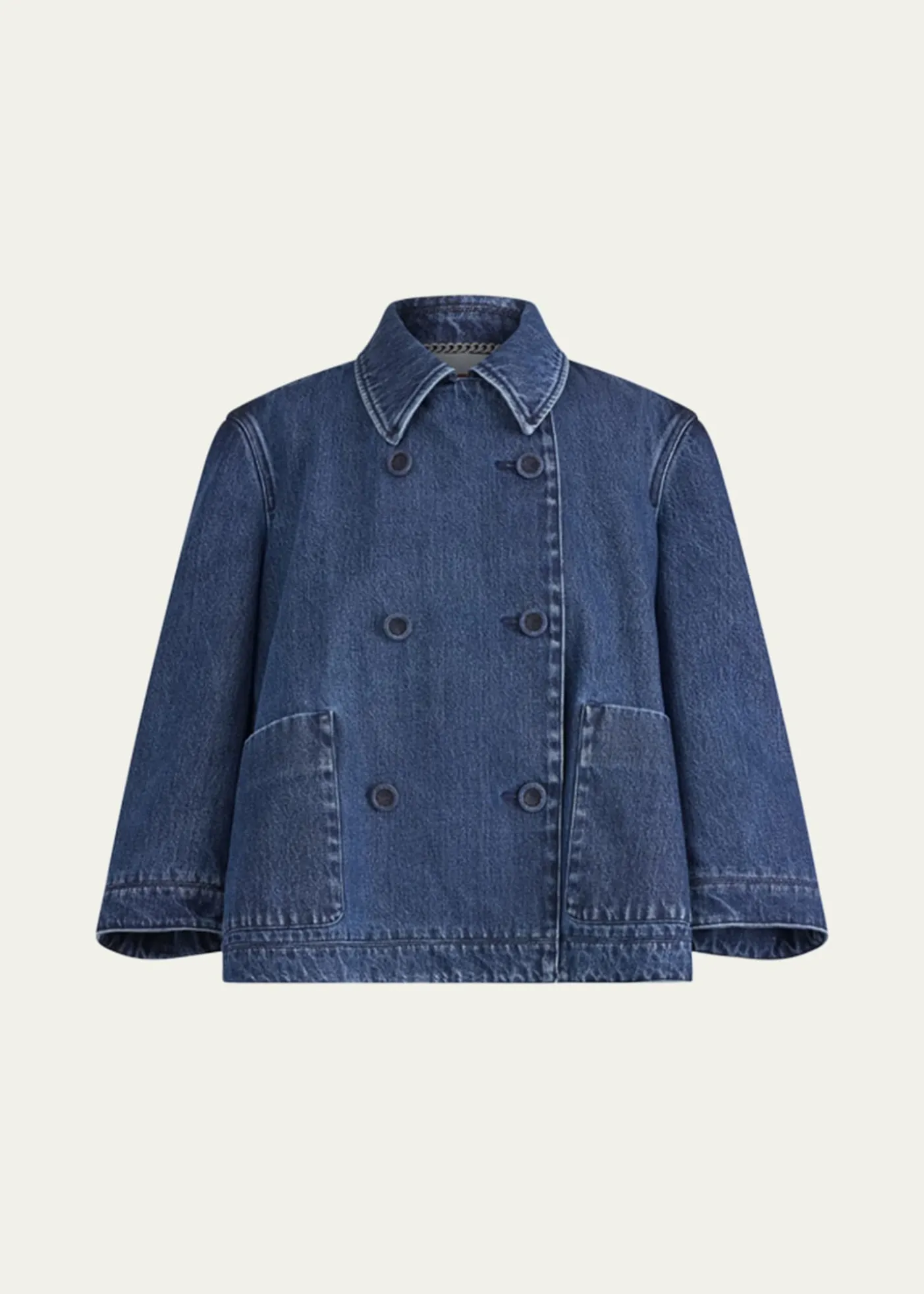 AltuzarraHayden Denim Double-Breasted Jacket