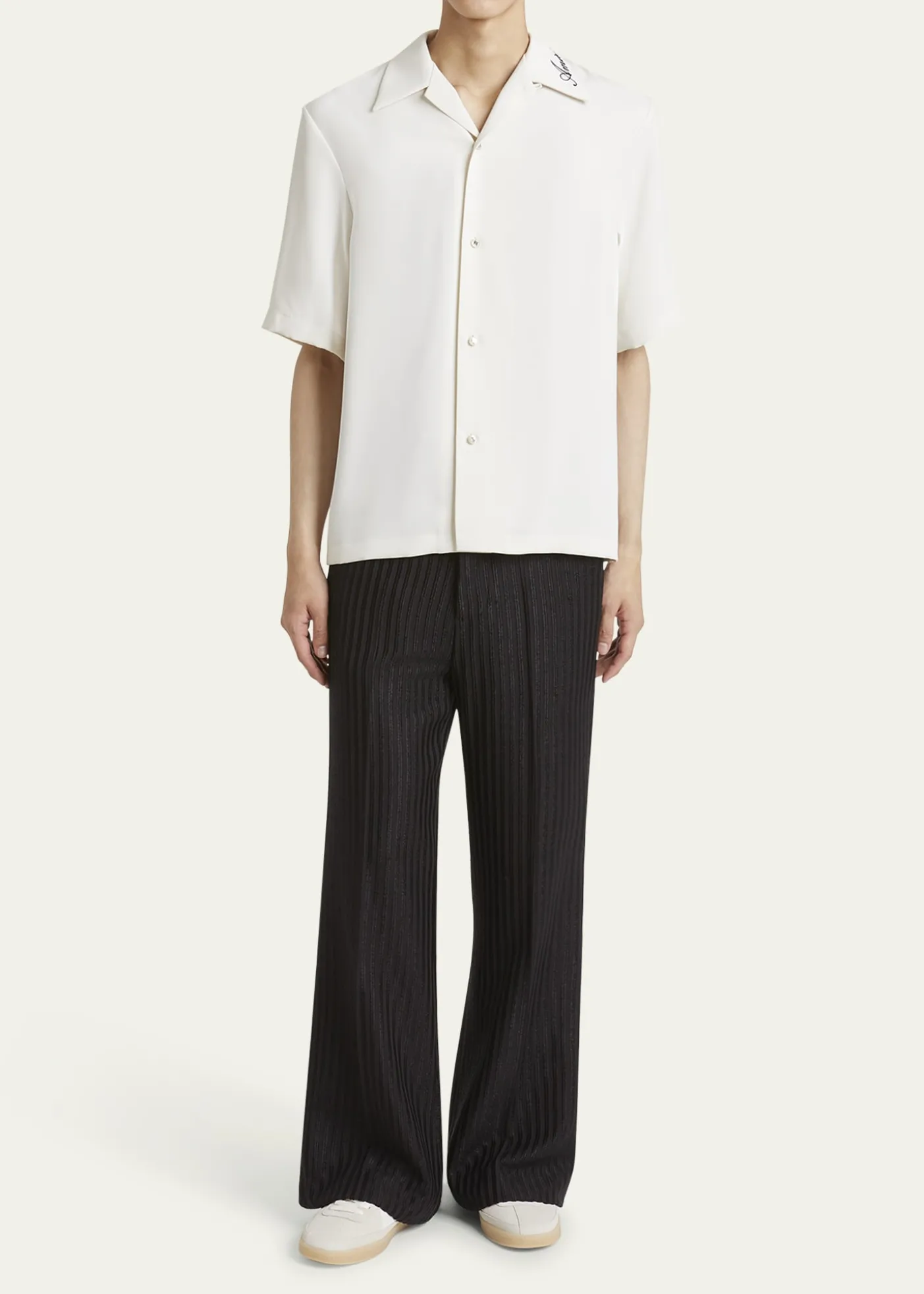 AmiriMen's Brushed Polyester Camp Shirt