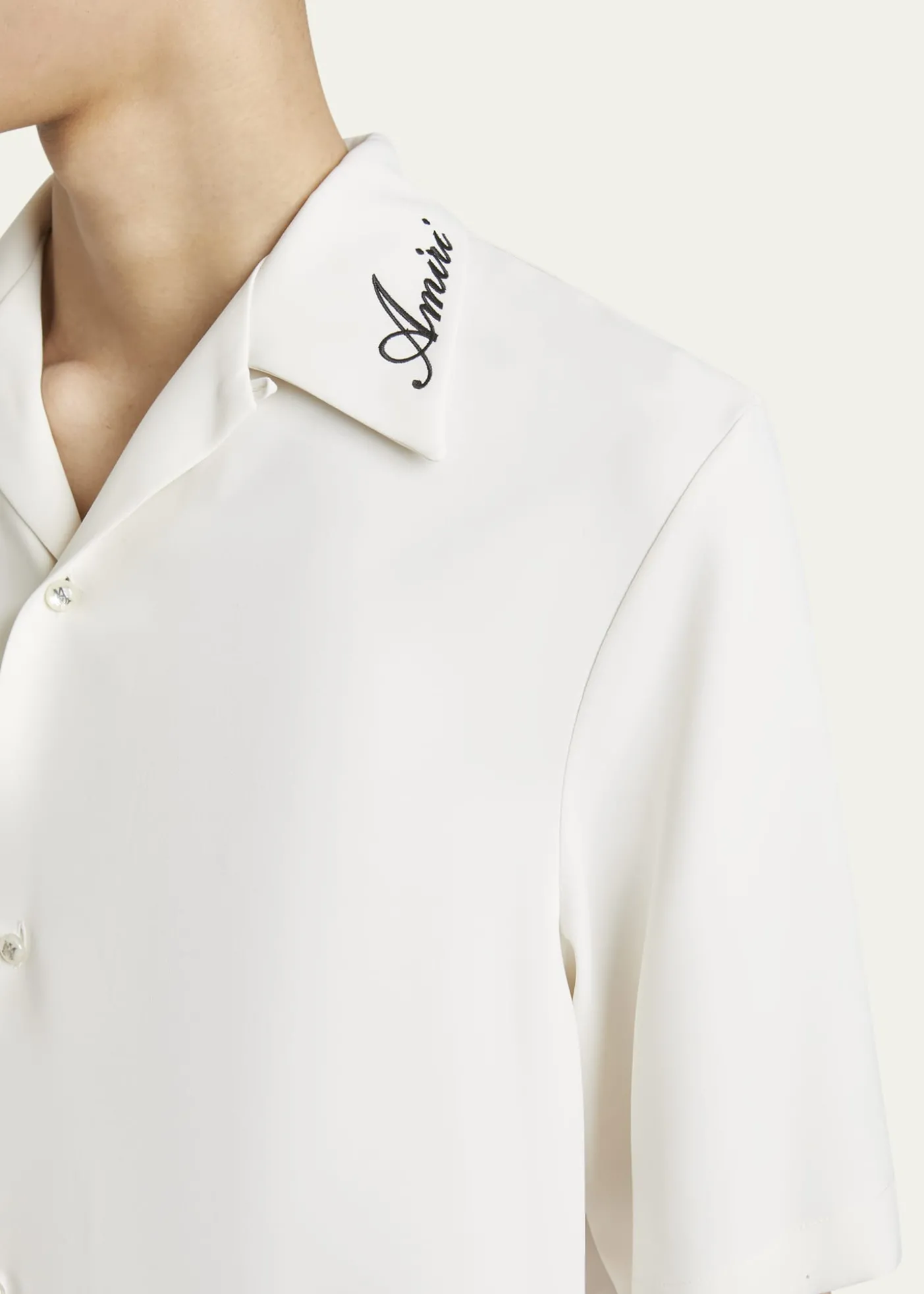 AmiriMen's Brushed Polyester Camp Shirt
