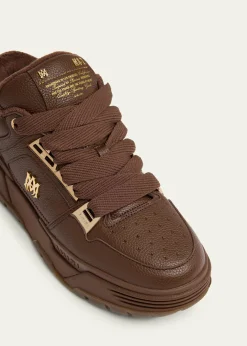 AmiriMen's Chrome MA-1 Leather Low-Top Sneakers