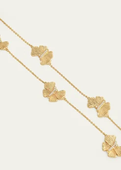 Anabel Aram JewelryButterfly Gold Station Necklace