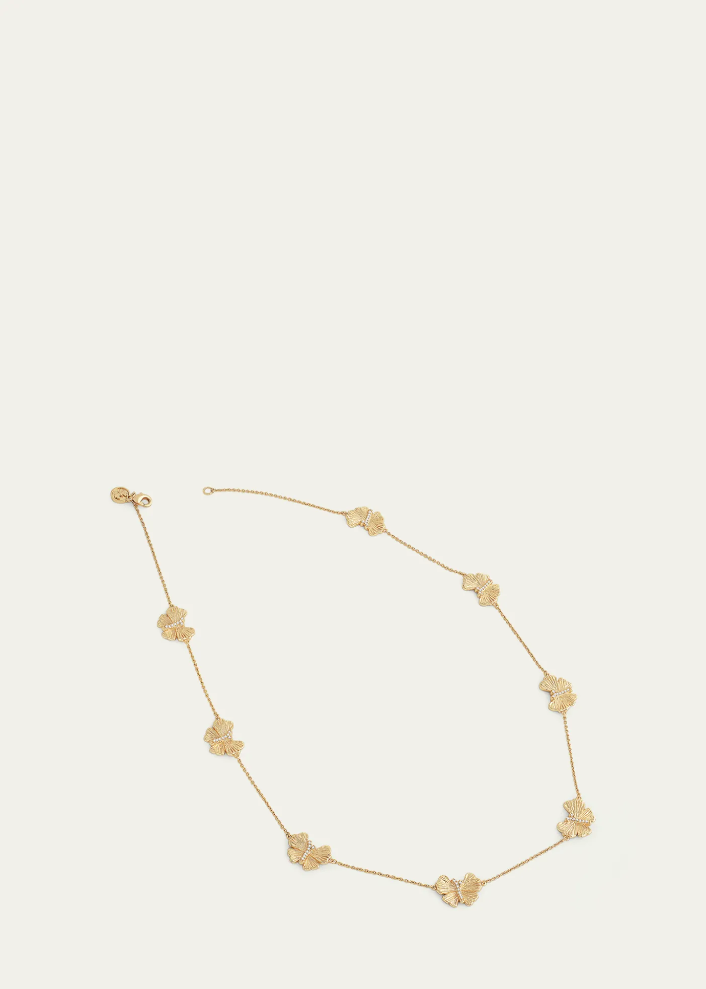 Anabel Aram JewelryButterfly Gold Station Necklace