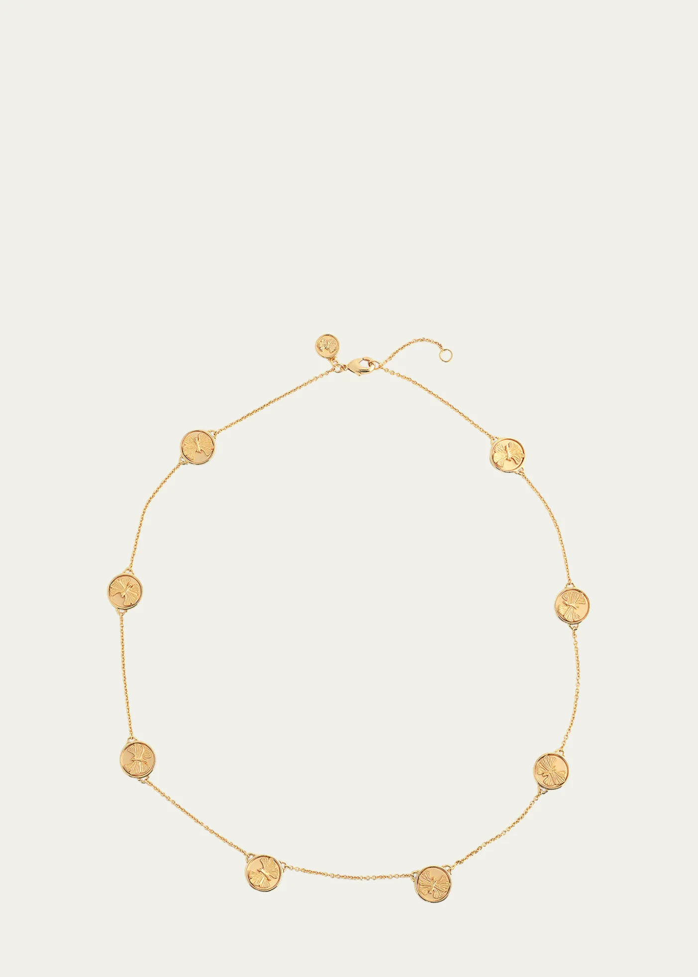 Anabel Aram JewelryButterfly Coin Stationary Necklace