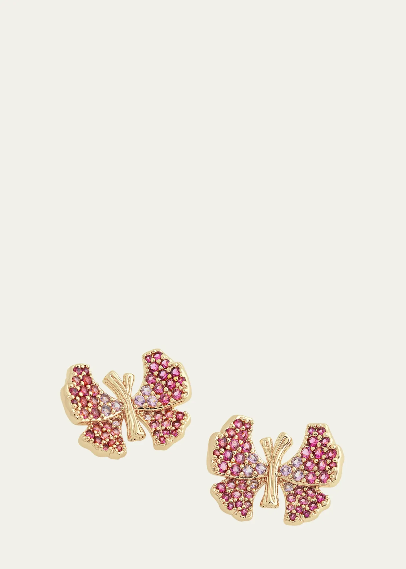 Anabel Aram JewelryCubic Zirconia Butterfly Stud Earrings