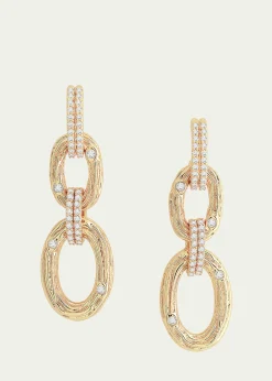 Anabel Aram JewelryCubic Zirconia Enchanted Forest Chain Earrings