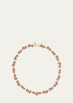 Anabel Aram JewelryCubic Zirconia Orchid Necklace