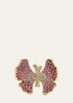 Anabel Aram JewelryCubic Zirconia Butterfly Ring