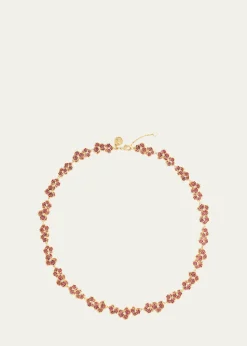 Anabel Aram JewelryOrchid Pave Tennis Necklace