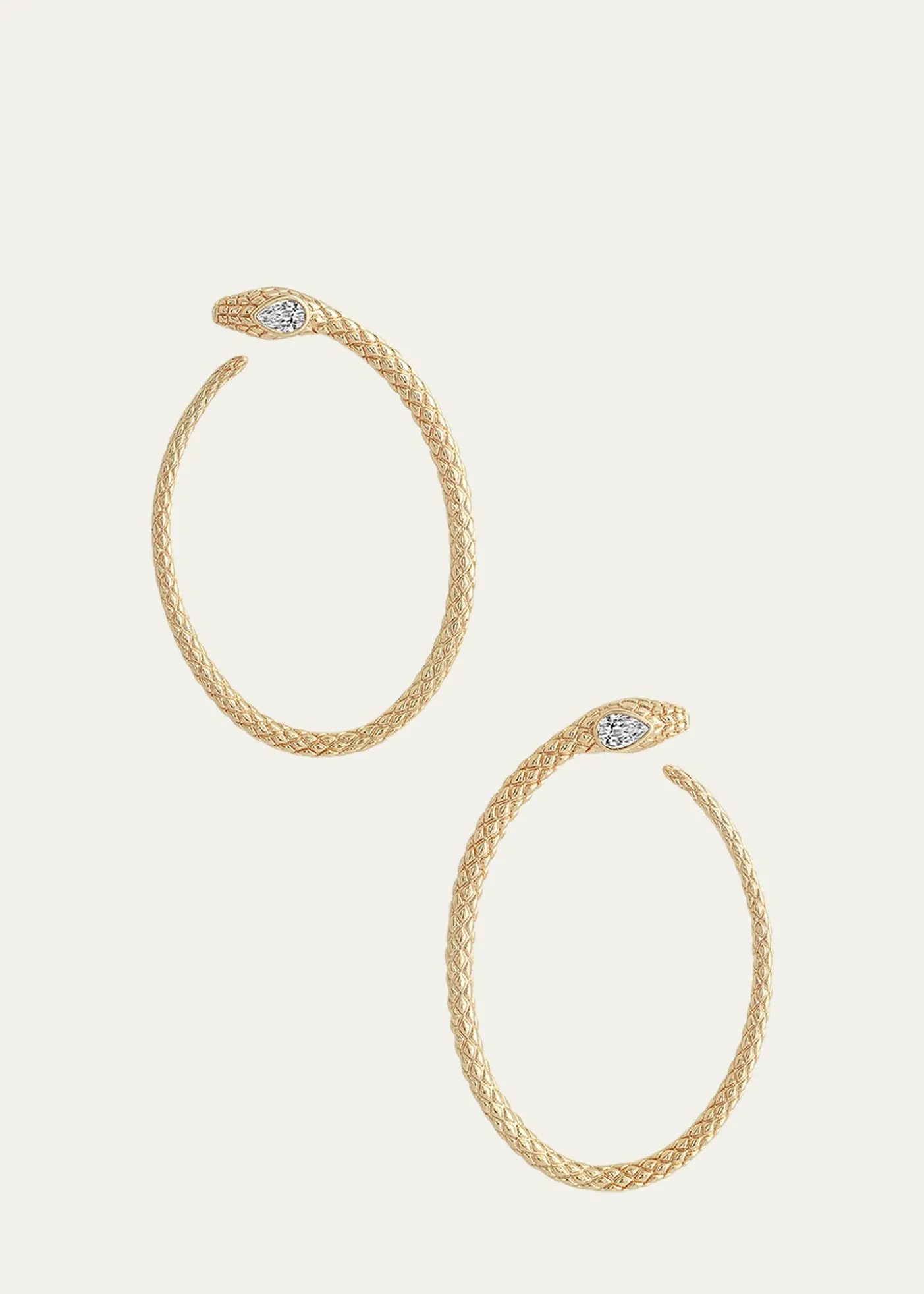 Anabel Aram JewelrySerpent Hoop Earrings