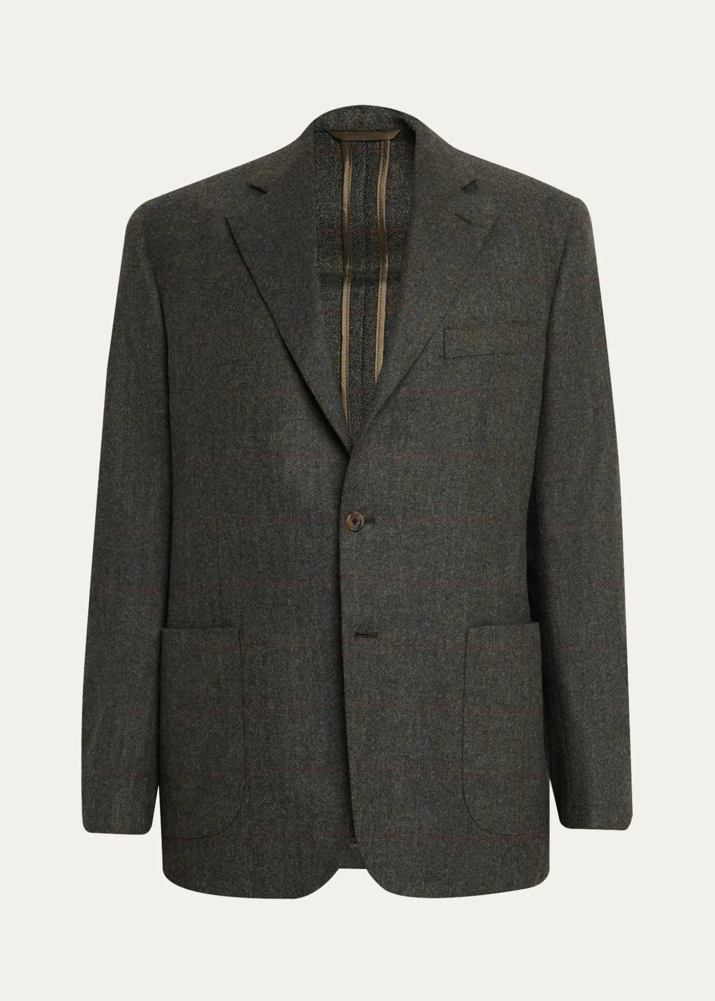 Anderson & SheppardMen's Single-Breasted Wool Cashmere Sport Coat