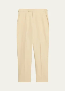 Anderson & SheppardMen's Style One Flat-Front Trousers
