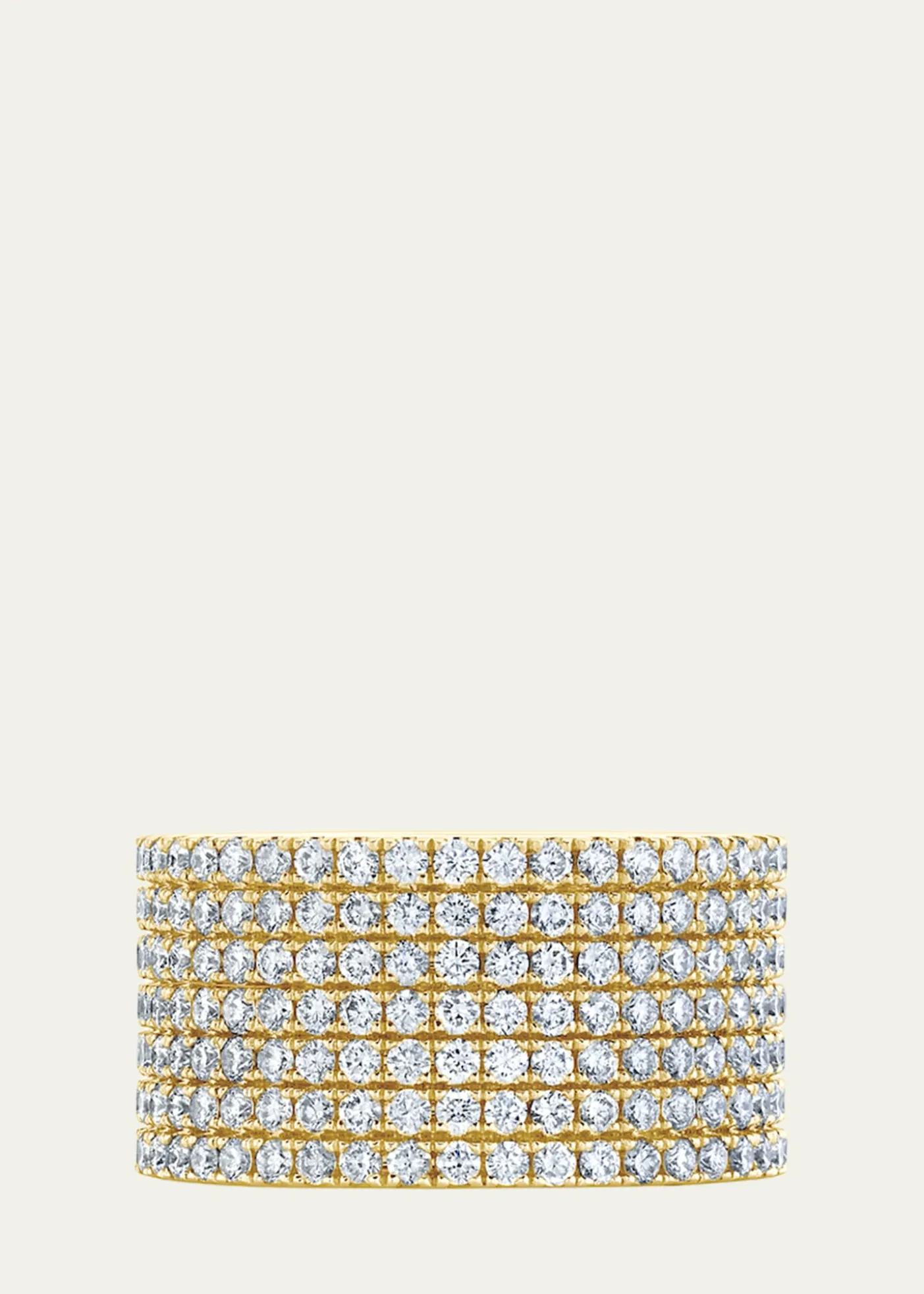 Anita Ko18K Yellow Gold Diamond Disco Band