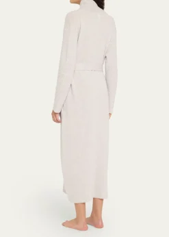 Arlotta CashmereBraided-Knit Cashmere Wrap Robe