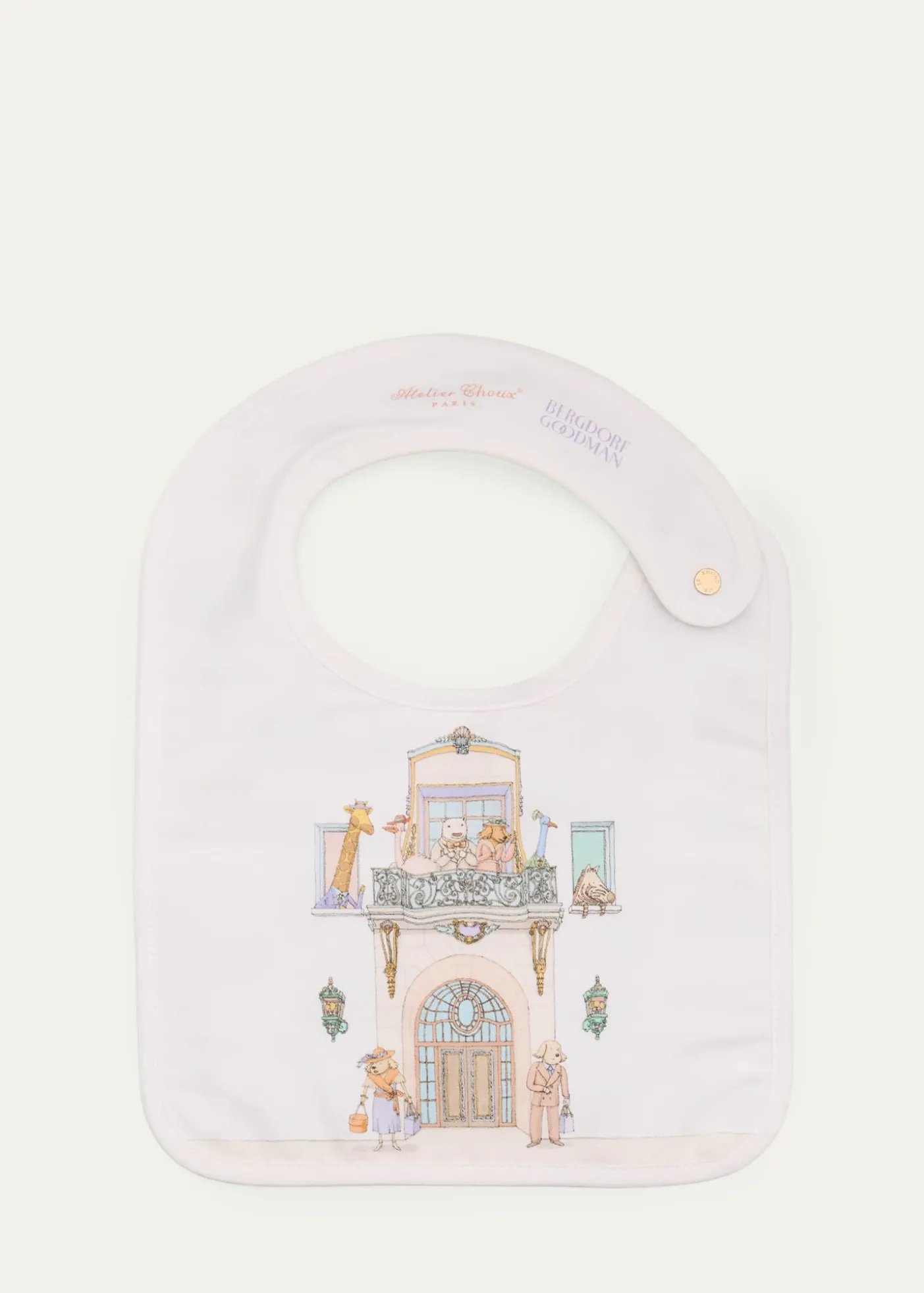 Atelier Chouxx Bergdorf Goodman Satin Bib