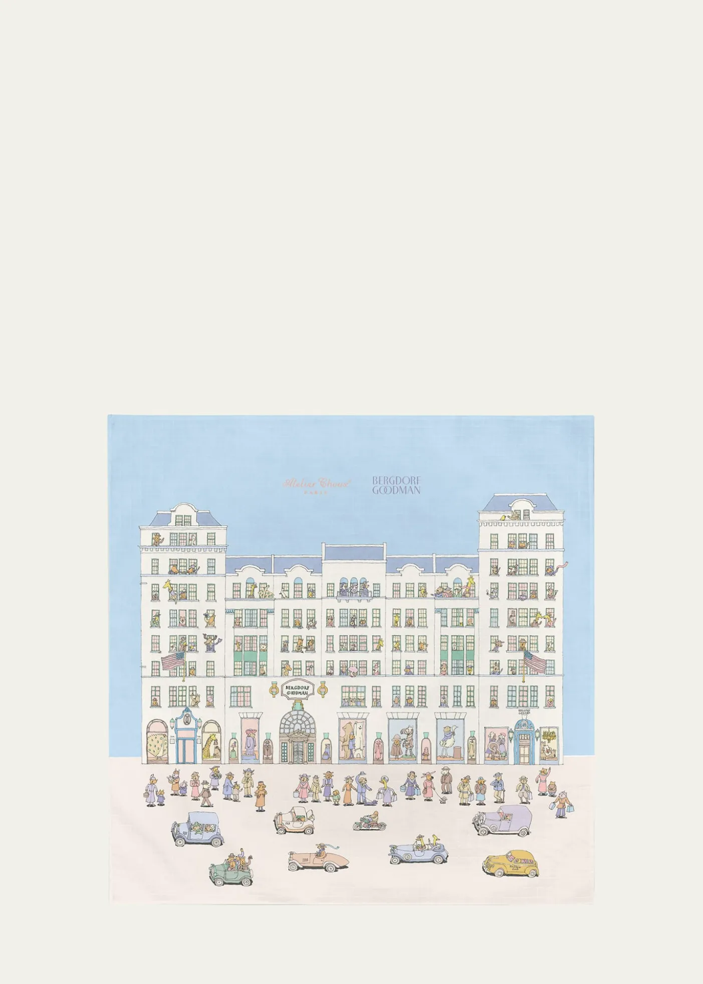 Atelier Chouxx Bergdorf Goodman Animated Flat Sheet