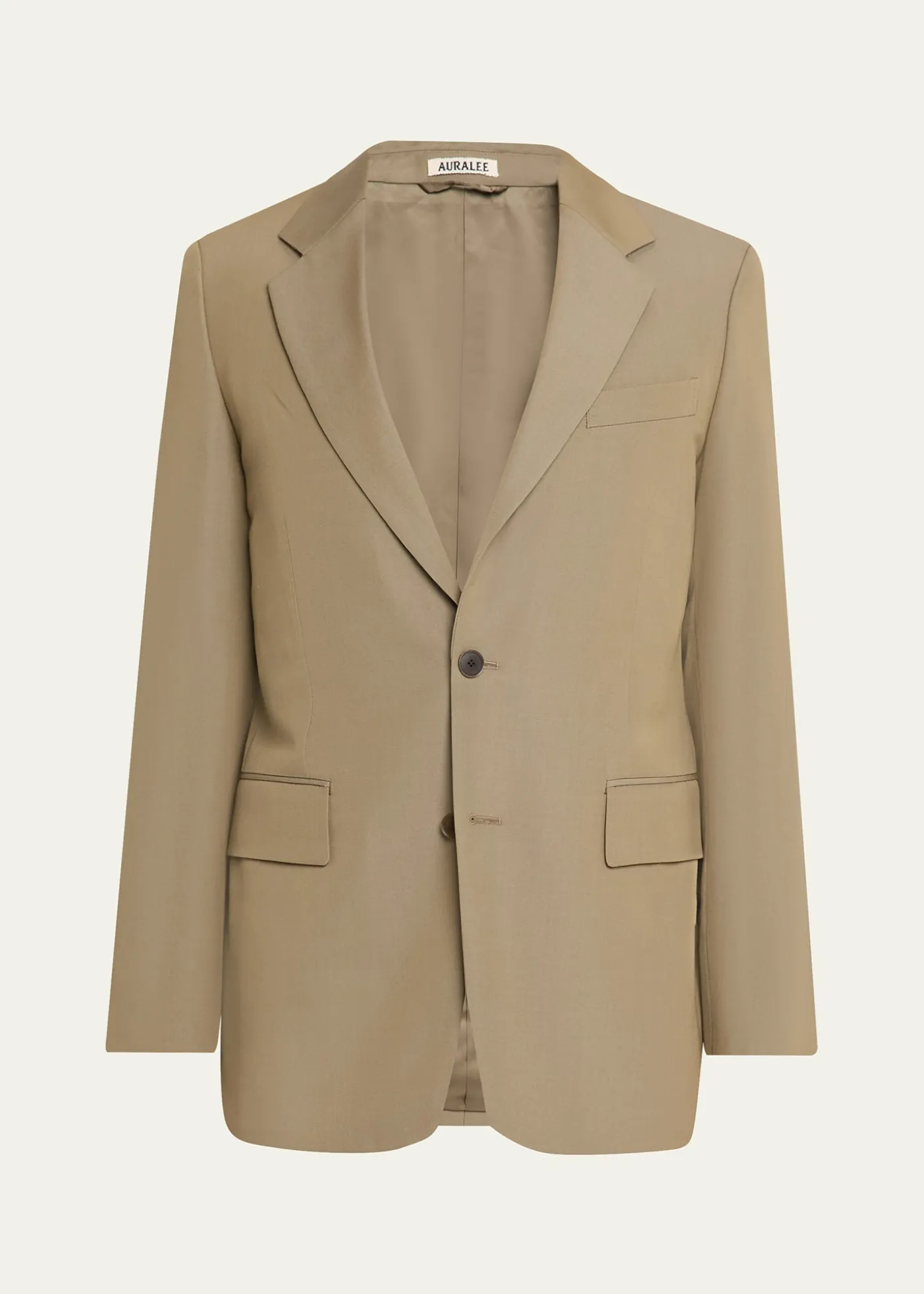 AURALEEMen's Single-Breasted Wool Blazer