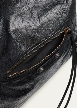 BalenciagaLe City Medium Leather Hobo Bag