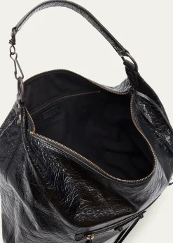 BalenciagaLe City Medium Leather Hobo Bag
