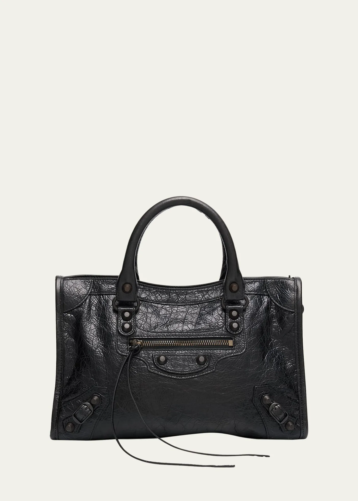 BalenciagaLe City Small Leather Top-Handle Bag