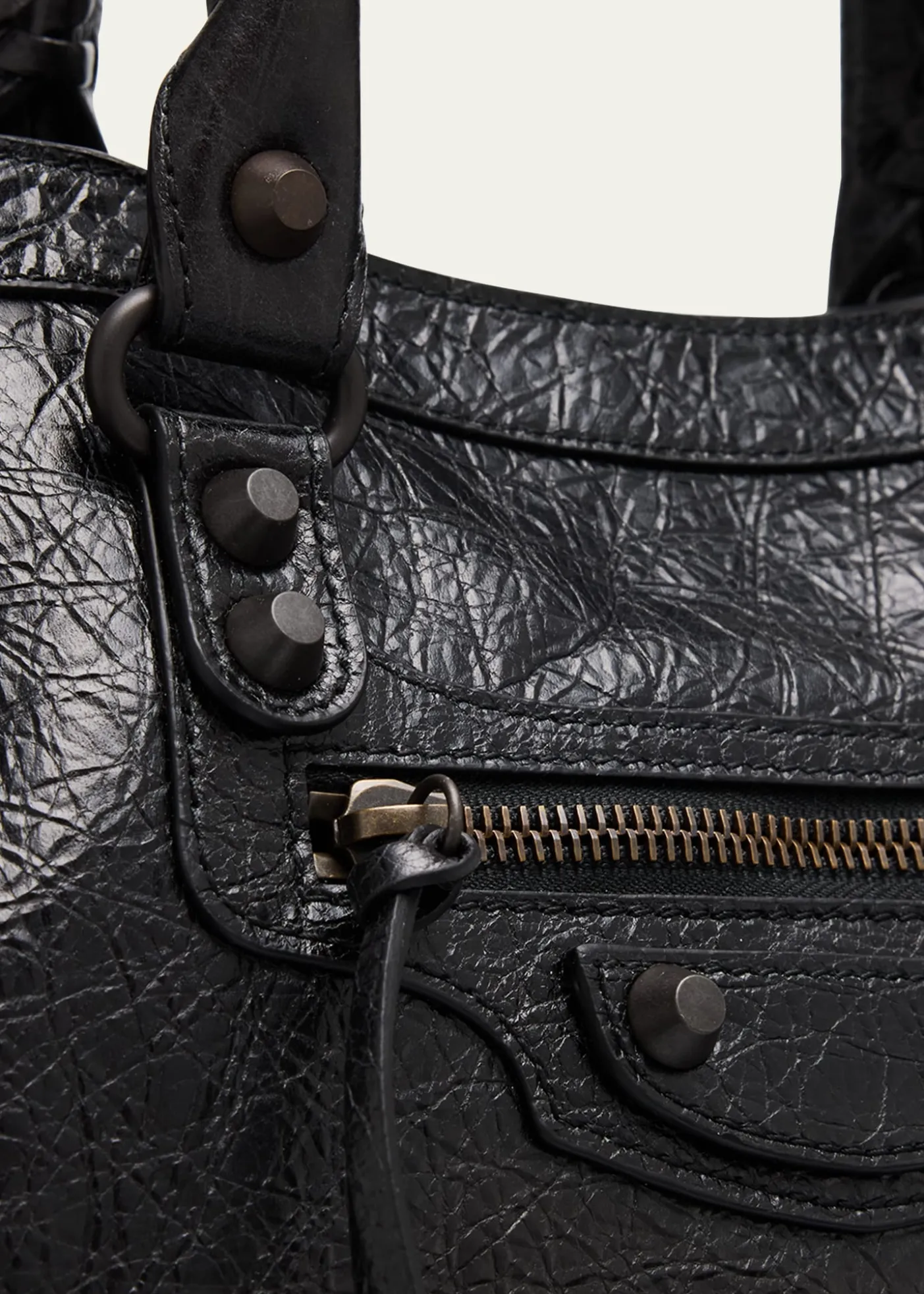BalenciagaLe City Small Leather Top-Handle Bag