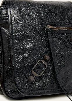 BalenciagaMen's Le City Flap Messenger Bag in Arena Lambskin