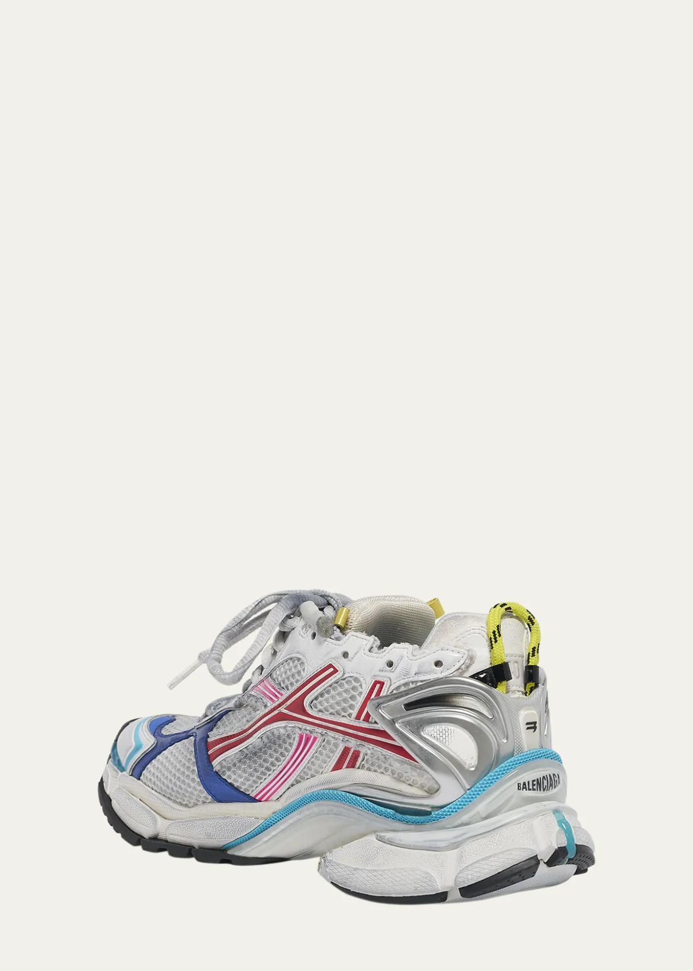 BalenciagaMen's Multicolor Mesh Runner Sneakers
