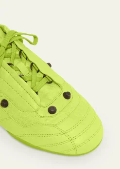 BalenciagaMen's Zen Slim Studded Leather Low-Top Sneakers