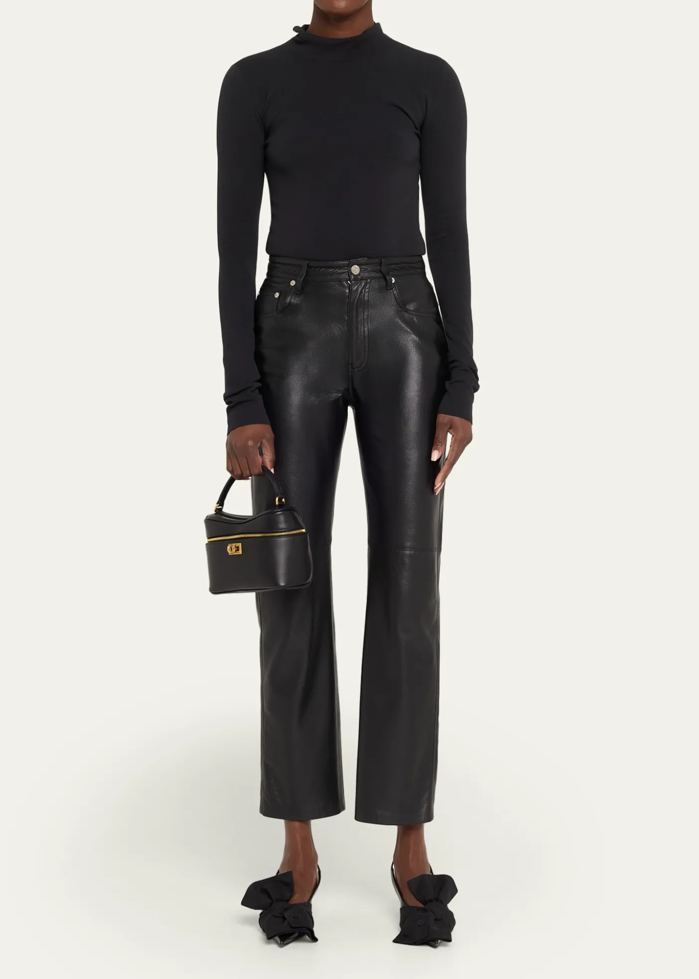 BalenciagaRodeo Leather Vanity Top-Handle Bag
