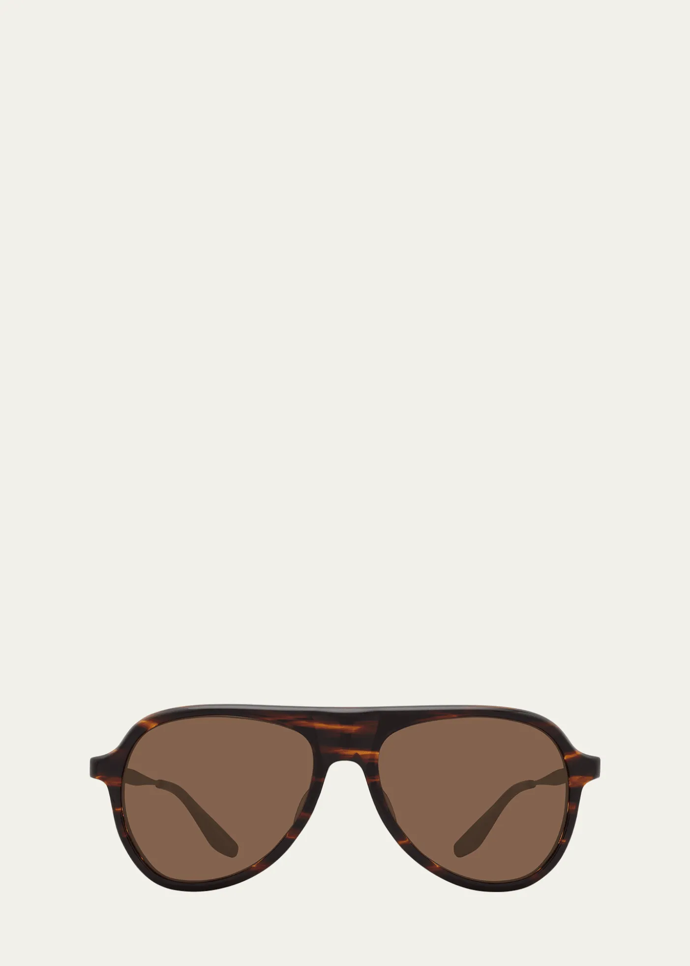 Barton PerreiraMen's Acetate and Titanium Aviator Sunglasses
