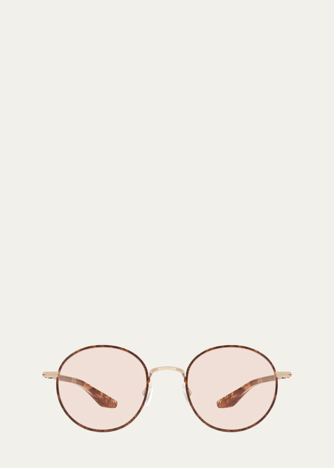 Barton PerreiraMen's Caster Zyl and Titanium Round Sunglasses
