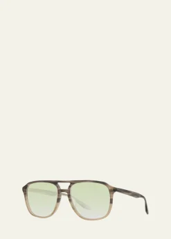 Barton PerreiraMen's Gyalis Acetate Navigator Frames