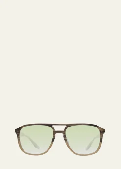 Barton PerreiraMen's Gyalis Acetate Navigator Frames