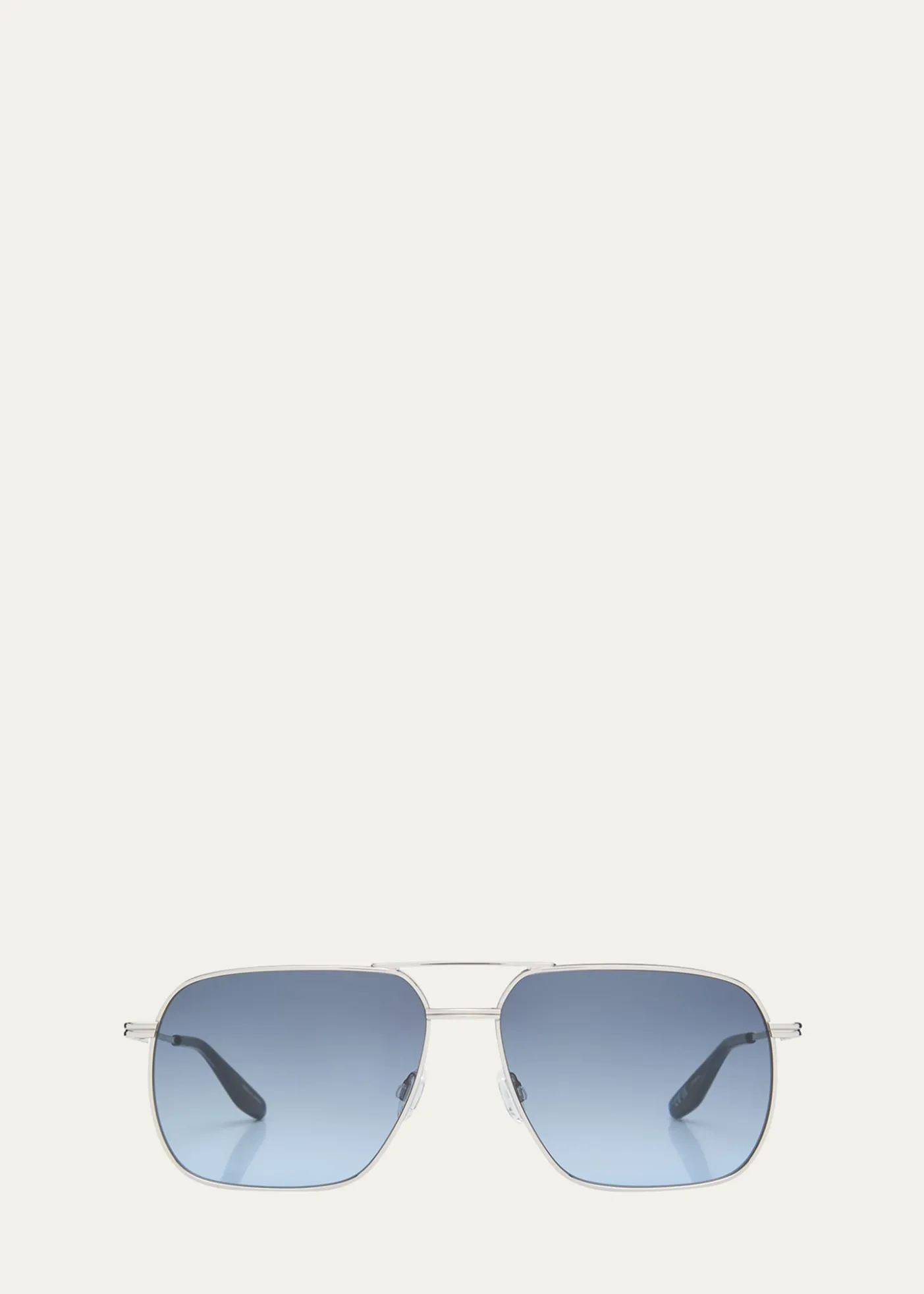 Barton Perreirax 007 Men's Royale Double-Bridge Titanium Aviator Sunglasses