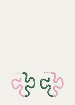 Bea BongiascaDuo Color Enamel Earrings