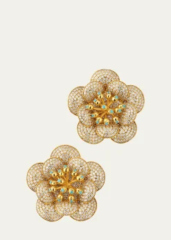 Begum KhanCarnation Stud Earrings