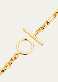 Ben-AmunGold Chain Toggle Necklace, 34"L