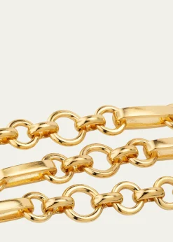 Ben-AmunOlivia Gold Oval Chain Link Necklace
