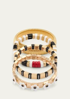 Ben-AmunThe Paris Stack Cobra Bracelets, Set of 4