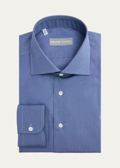 Bergdorf GoodmanMen's Cotton Spread Collar Dress Shirt