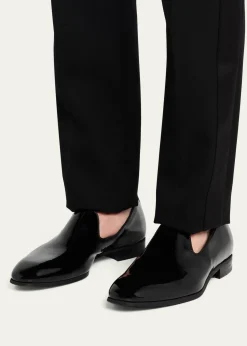 Bergdorf GoodmanMen's Patent Leather Venetian Loafers