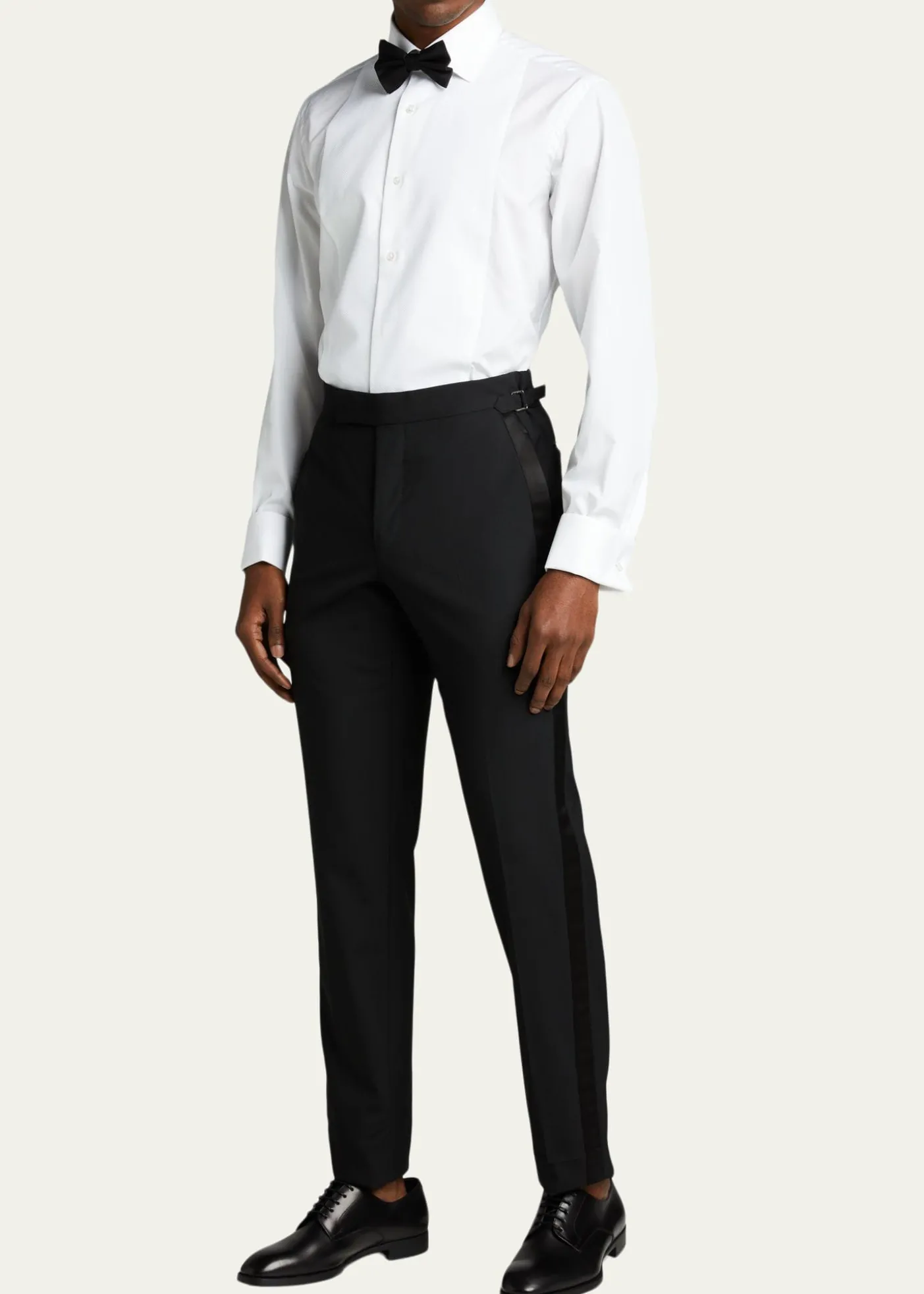 Bergdorf GoodmanMen's Pique Bib-Front Tuxedo Shirt