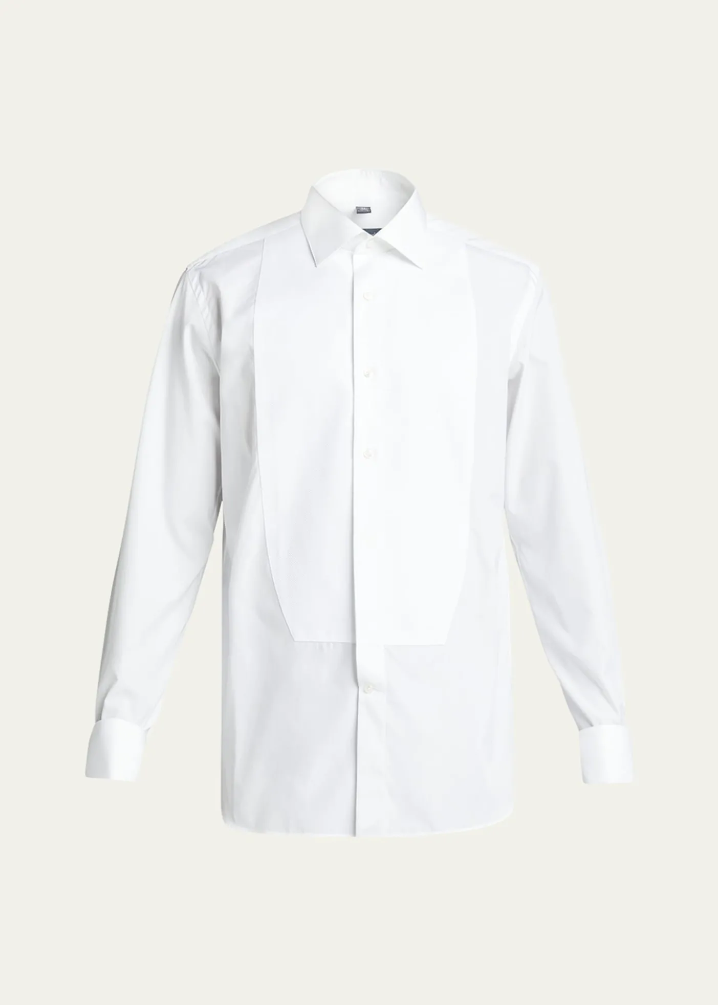 Bergdorf GoodmanMen's Pique Bib-Front Tuxedo Shirt