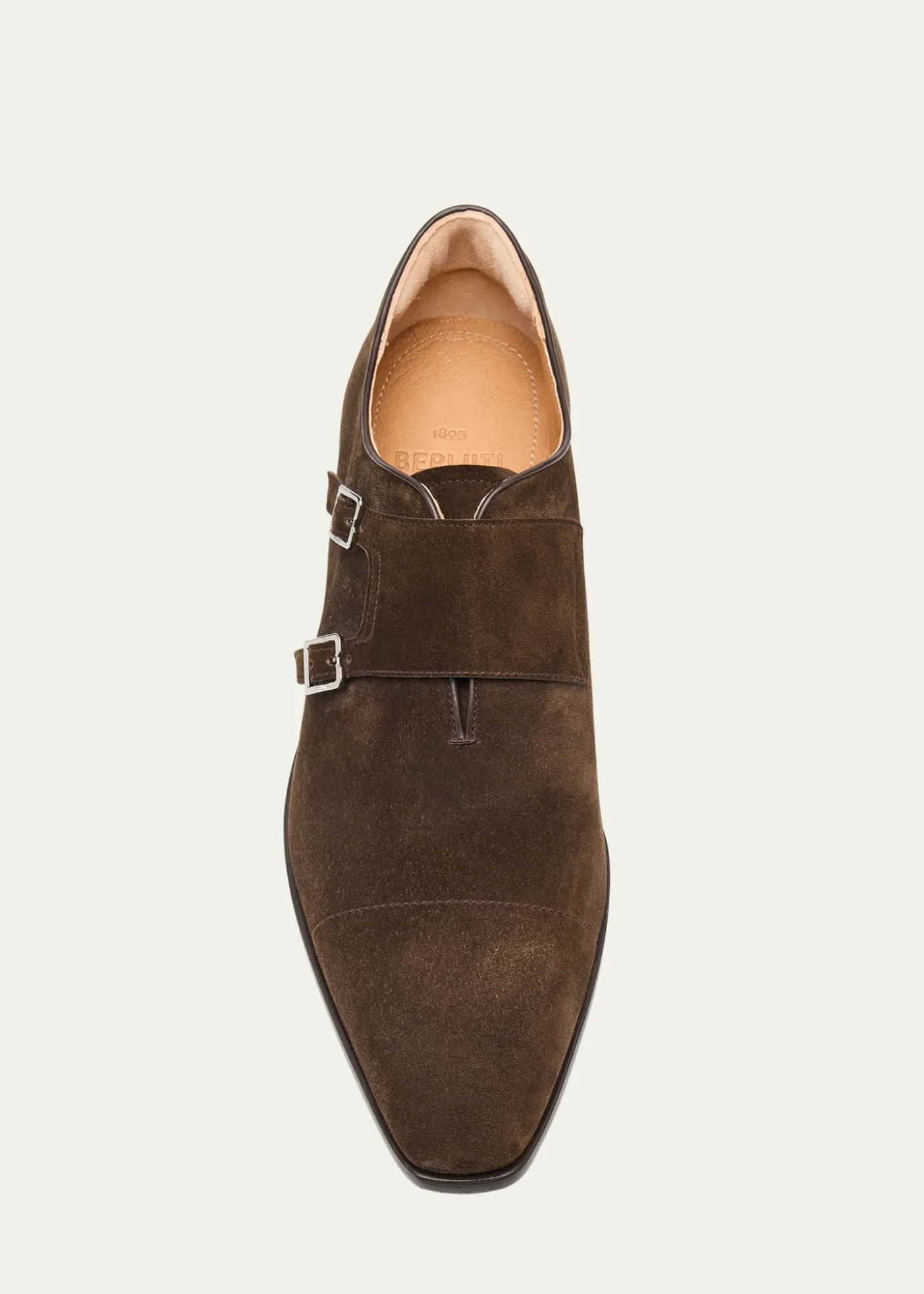 BerlutiMen's Demsure Flex Suede Double-Monk Strap Loafers