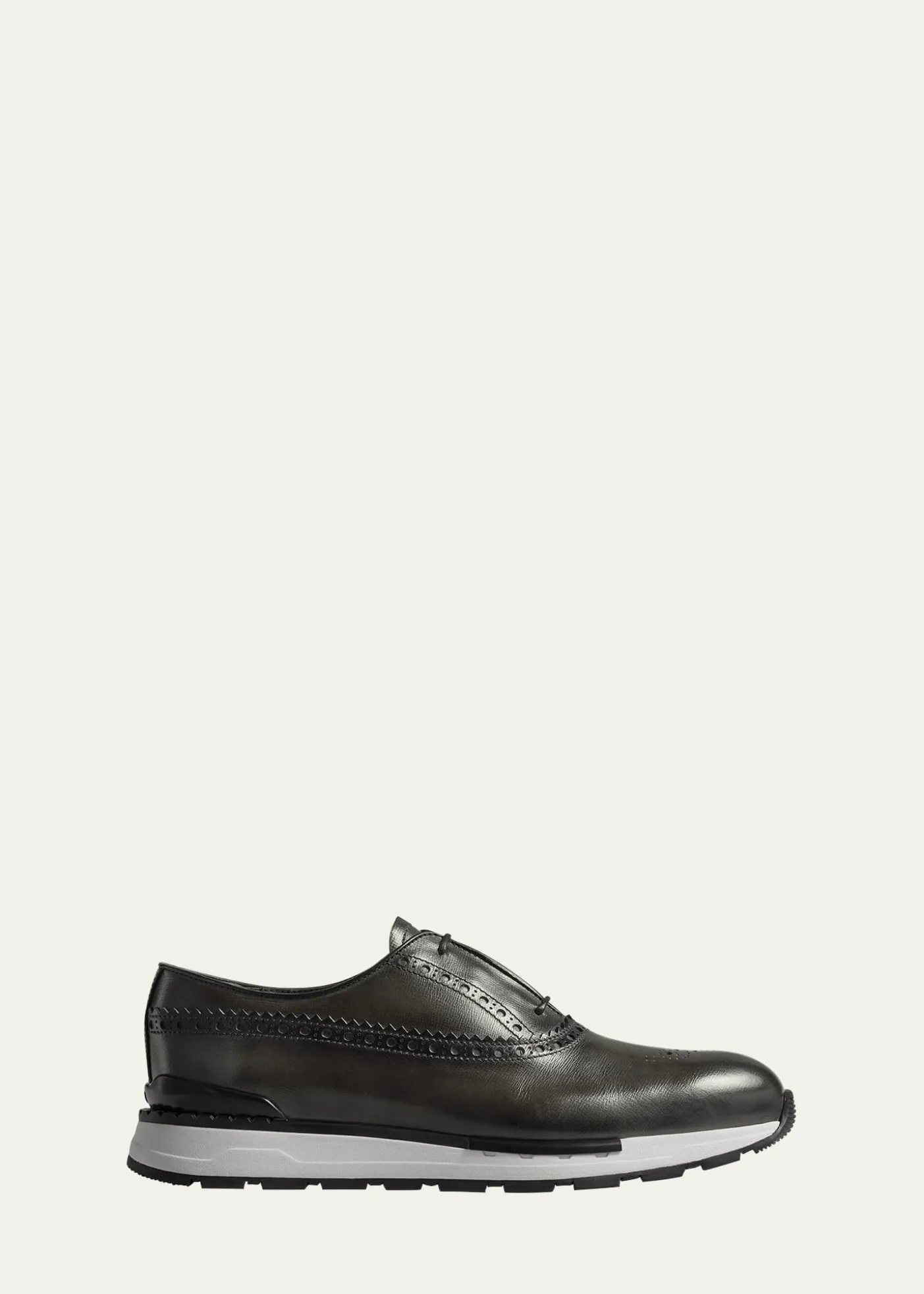 BerlutiMen's Fast Track Brogue Leather Sneakers