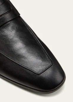 BerlutiMen's Lorenzo Kangaroo Leather Loafers
