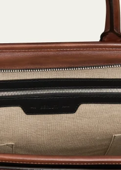 BerlutiMen's Un Jour Scritto Leather Briefcase